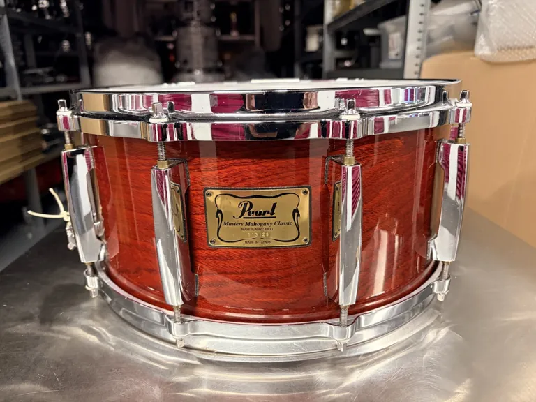 Pearl MHX-B5514D/c Mahogany classic snare 14x6.5 inch #141 Red mahogany lacquer
