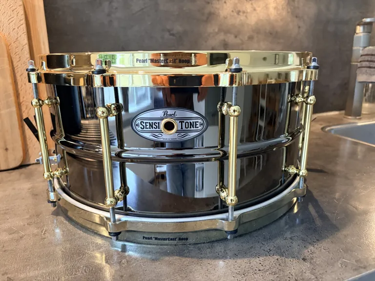 Pearl STA1465BR Sensitone heritage brass snare 14x6.5” SPECIAL