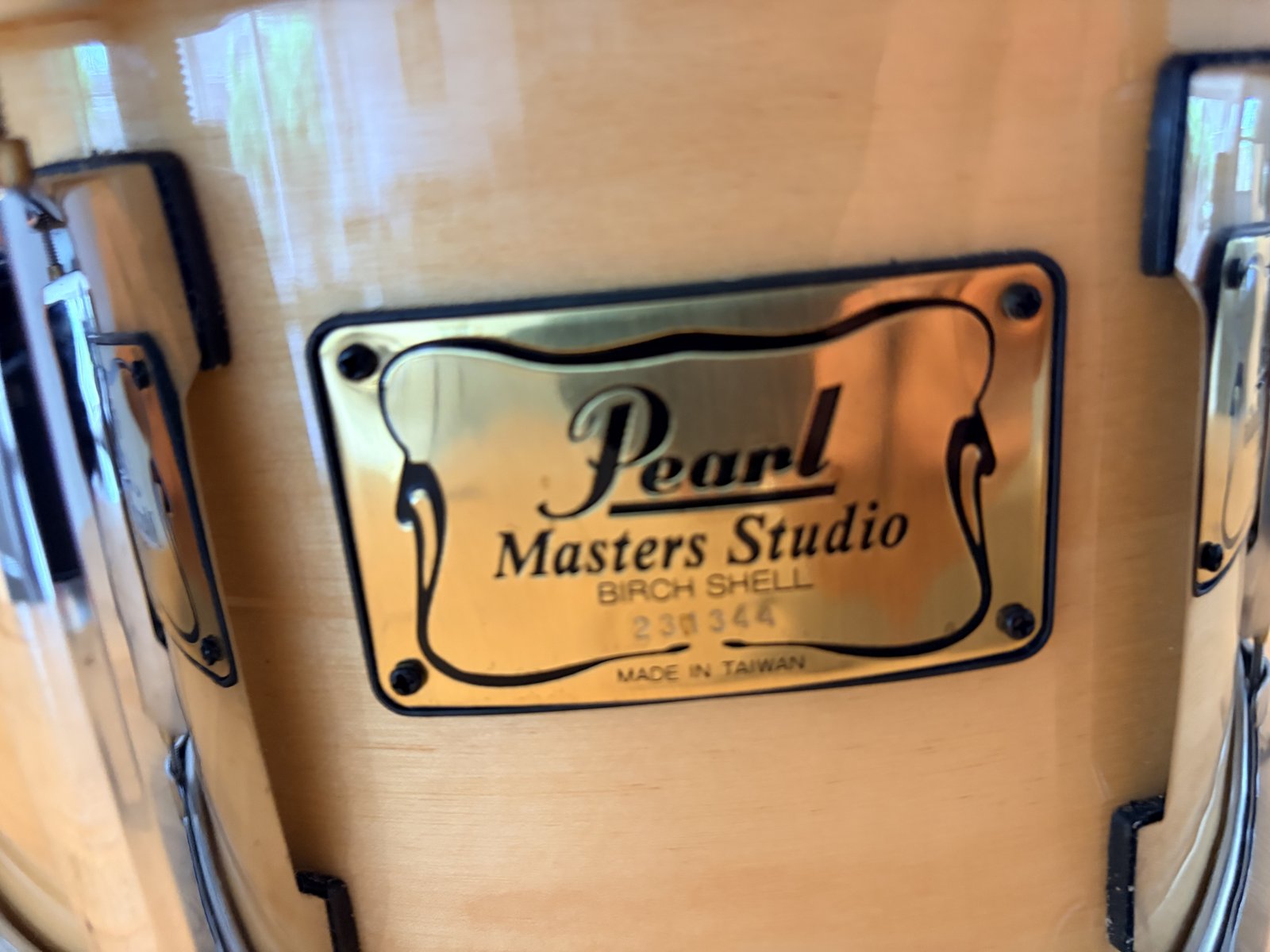 Pearl BRX-5514-DC Masters Birch Snare 14x6.5" # Natural birch