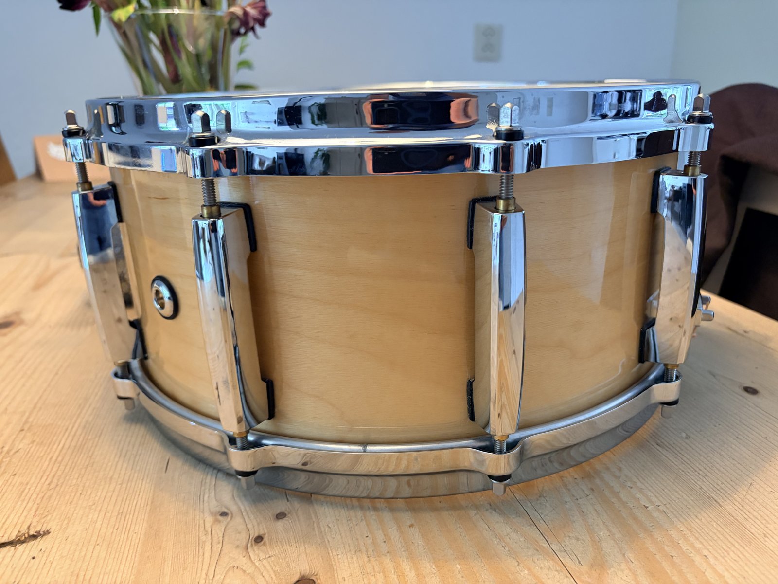 Pearl BRX-5514-DC Masters Birch Snare 14x6.5" # Natural birch