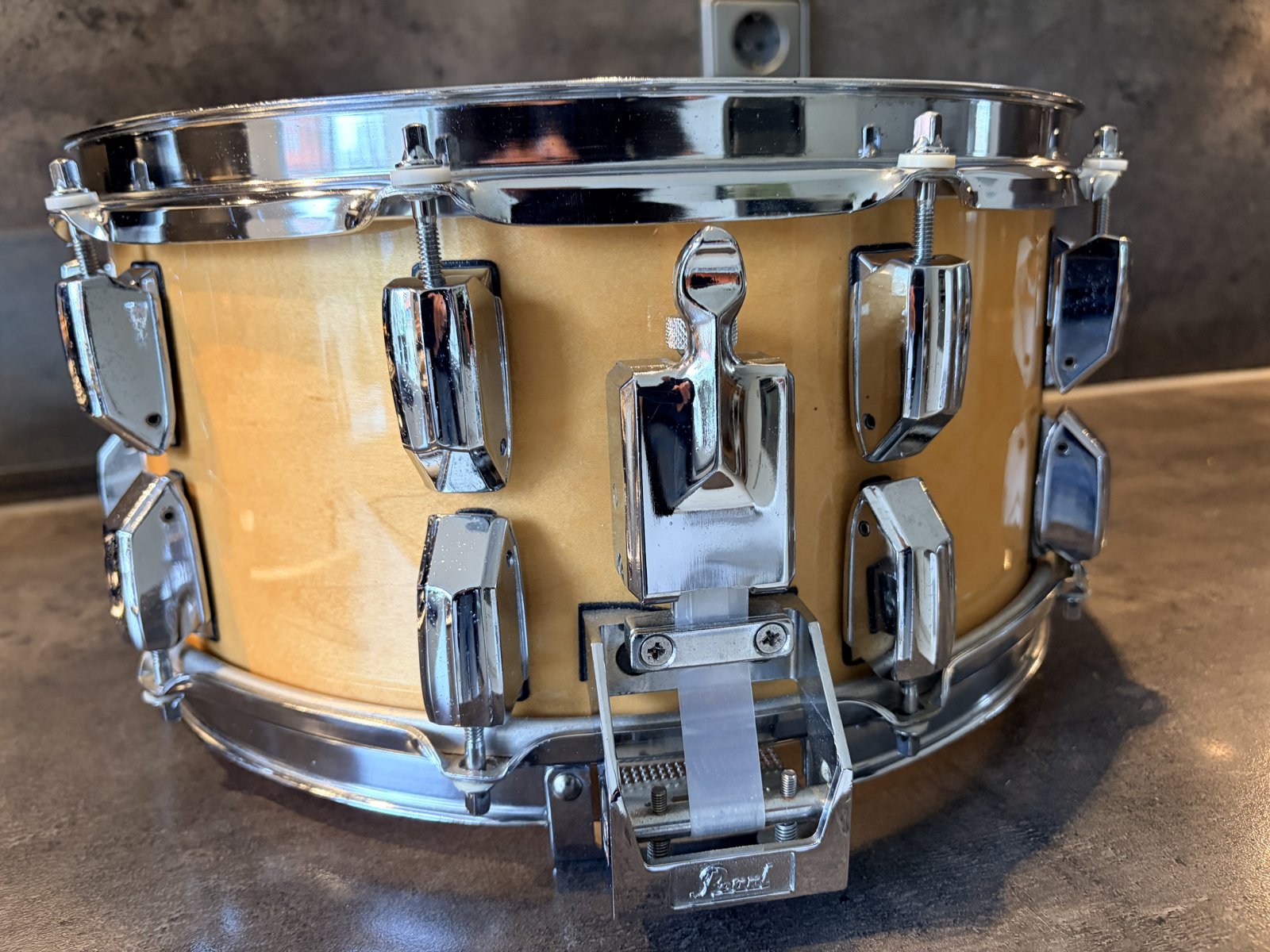 Pearl G-714D GLX Supergripper snare 14x6.5” in # Natural maple
