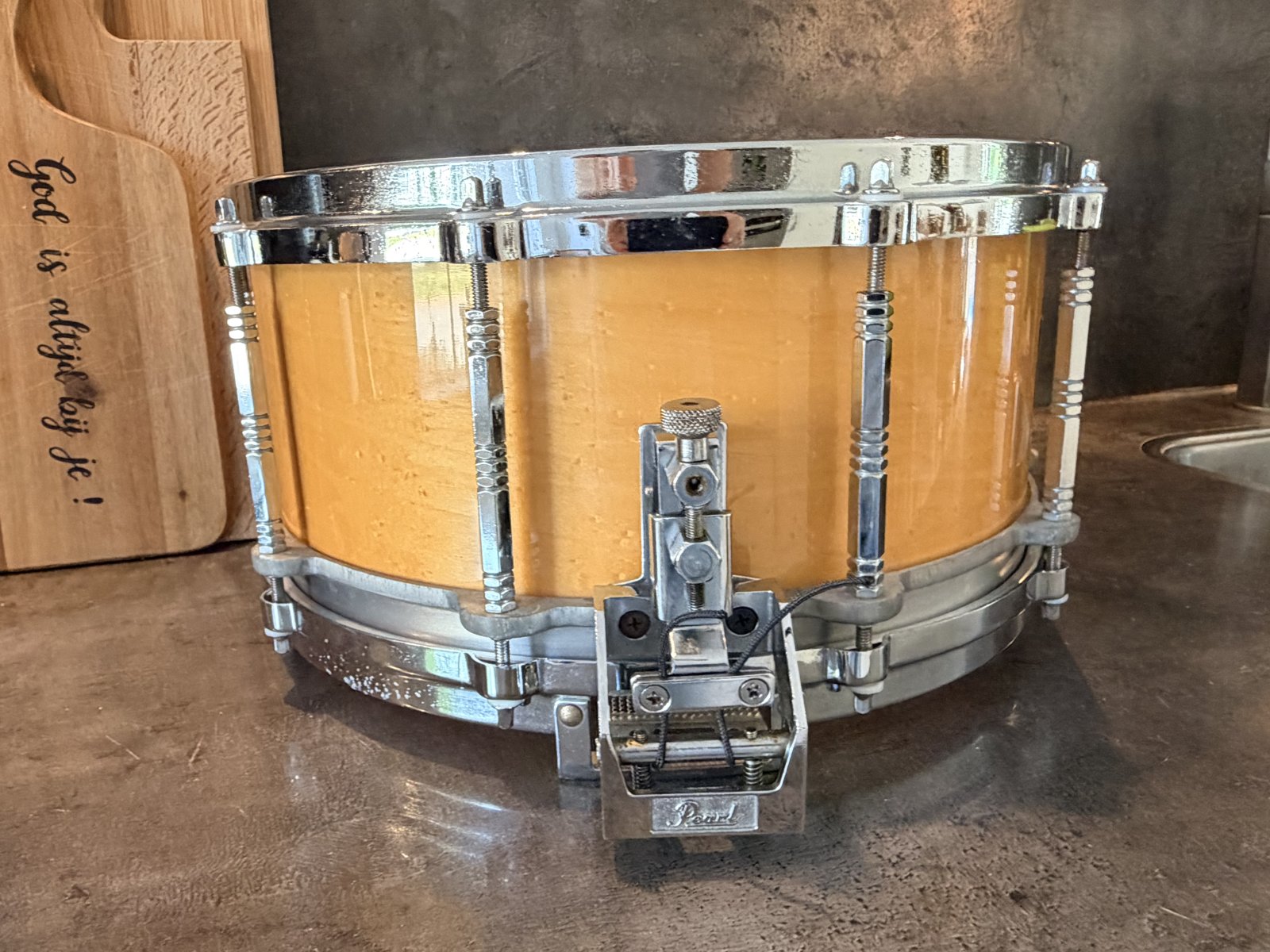 Pearl G-914D Freefloater 14x6.5” #Natural maple #1st gen (1983-1987)