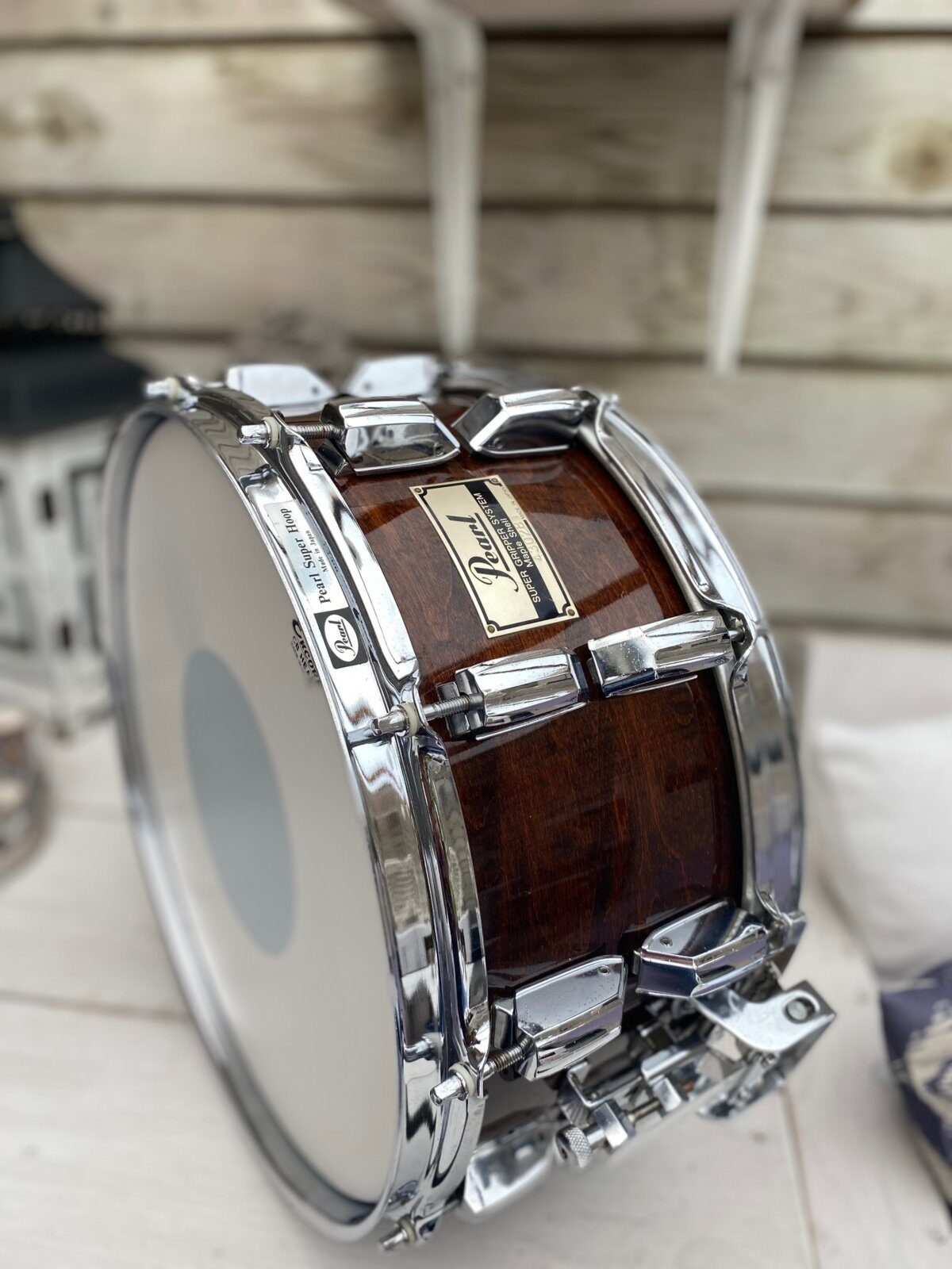 Pearl GLX snaredrum 14x6.5 inch GLX-1465 #Walnut lacquer