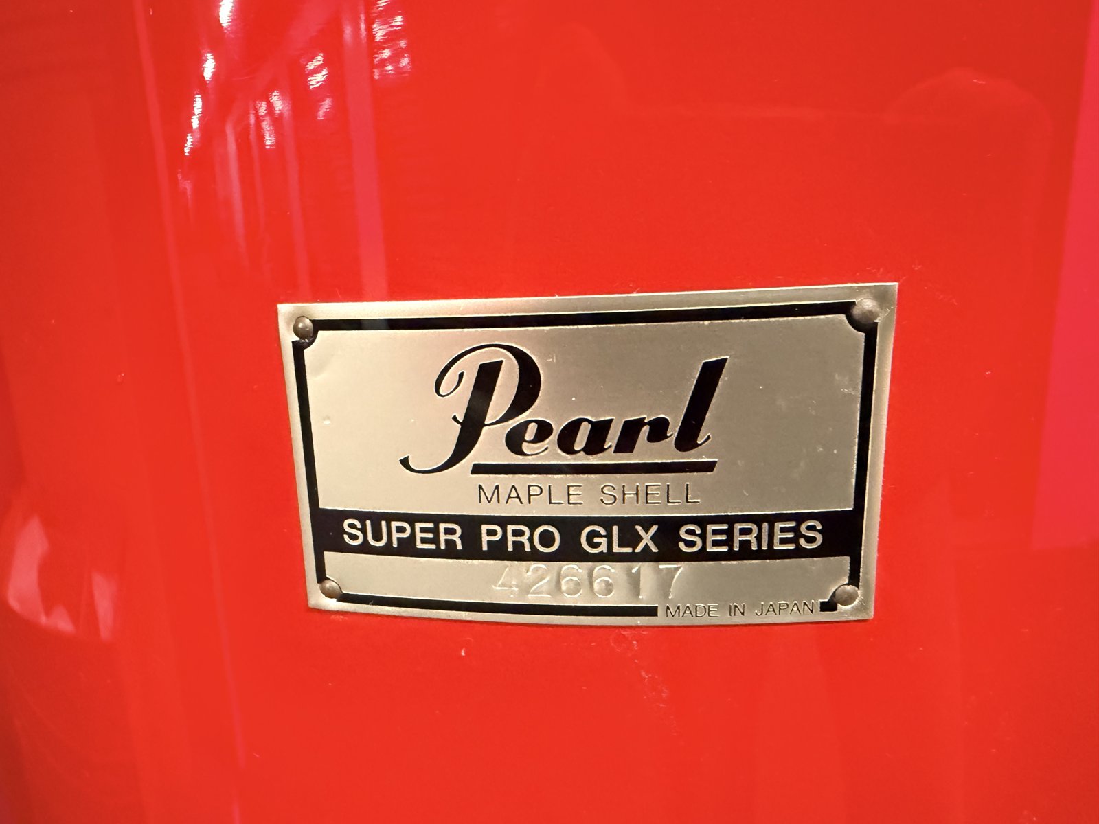Pearl GLX Super pro shell 16x16 inch #Coral red