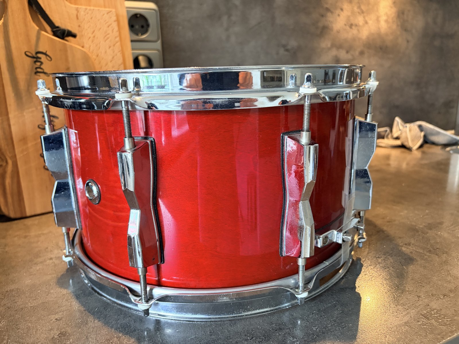 Pearl M-512SE Soprano snare 12x7” #Sequoia red