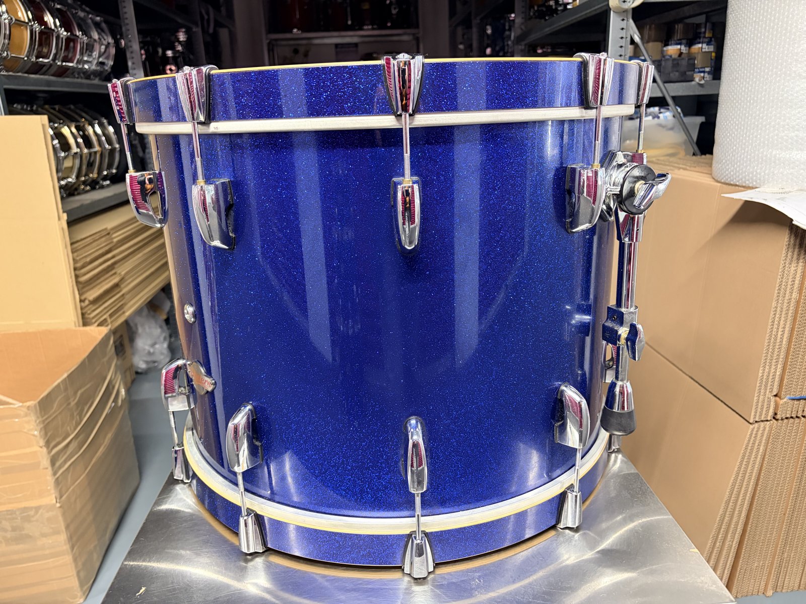 Pearl Masters BCX Bassdrum 22x18” Navy Sparkle blue
