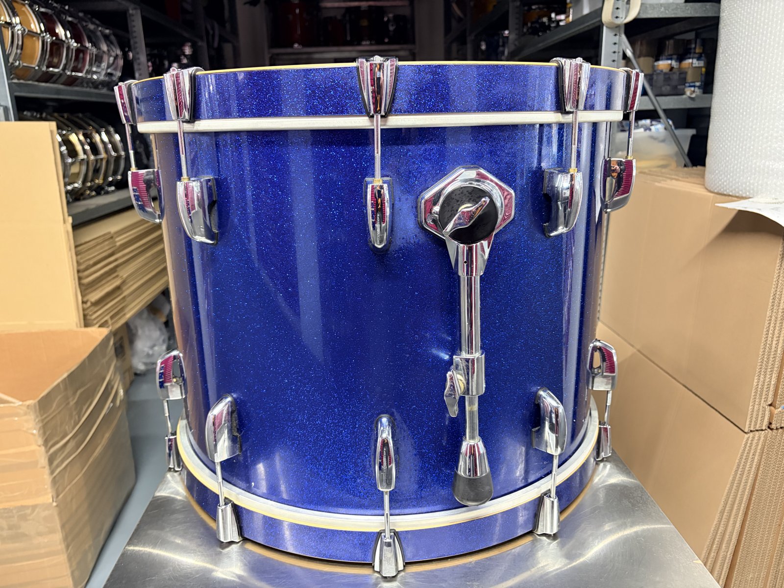 Pearl Masters BCX Bassdrum 22x18” Navy Sparkle blue