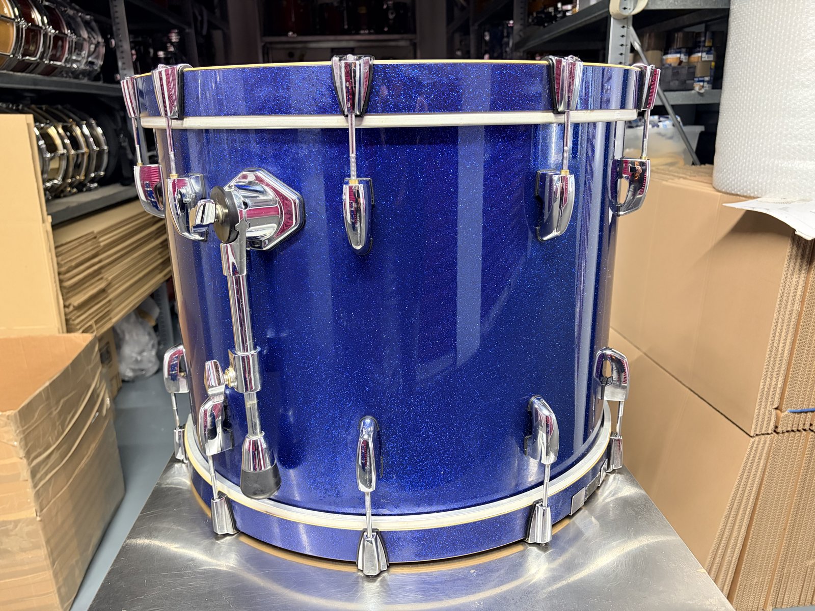 Pearl Masters BCX Bassdrum 22x18” Navy Sparkle blue