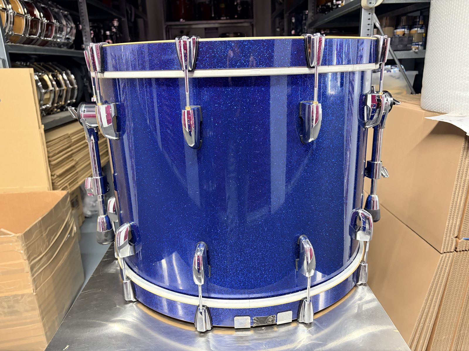 Pearl Masters BCX Bassdrum 22x18” Navy Sparkle blue