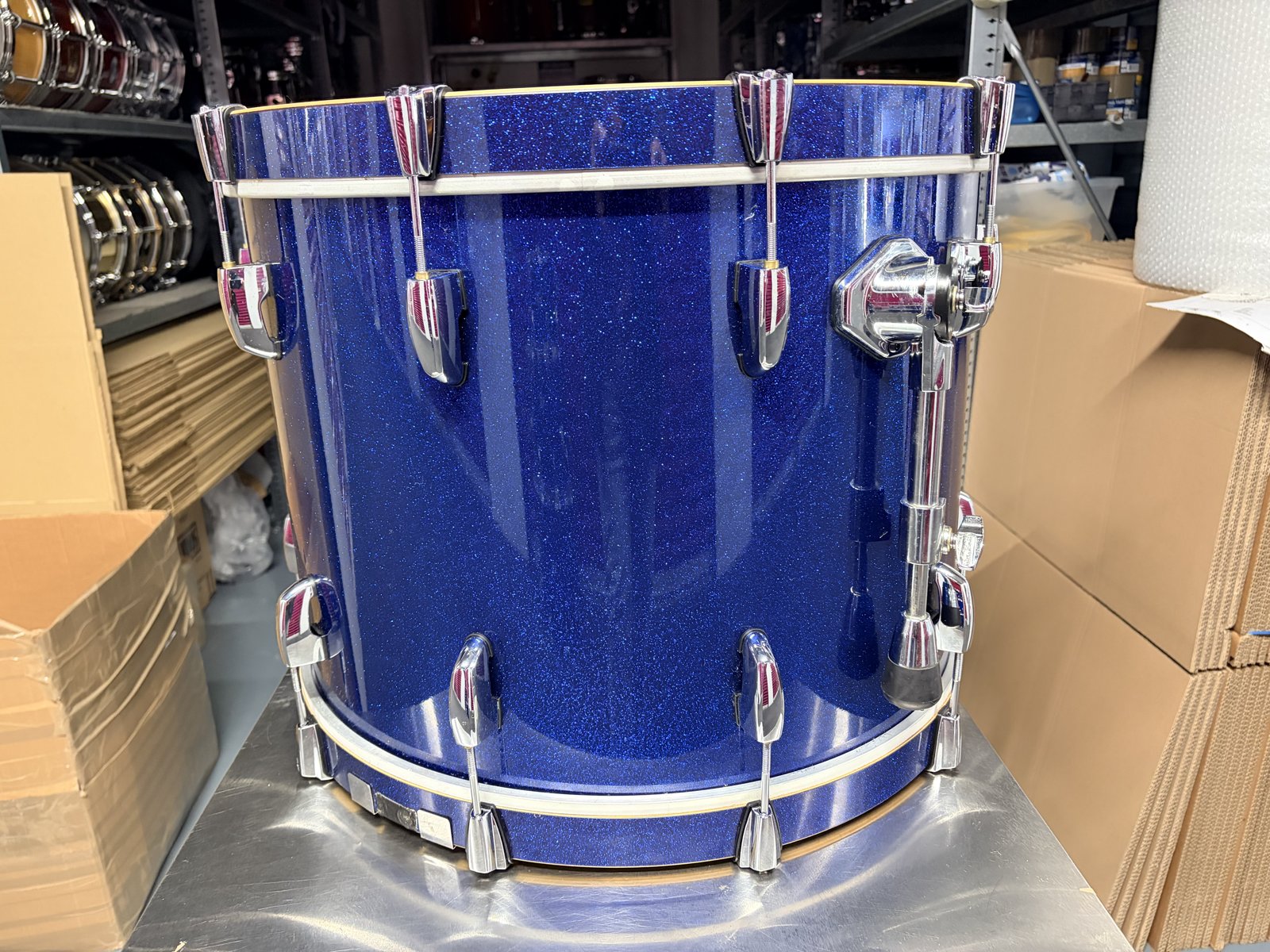 Pearl Masters BCX Bassdrum 22x18” Navy Sparkle blue