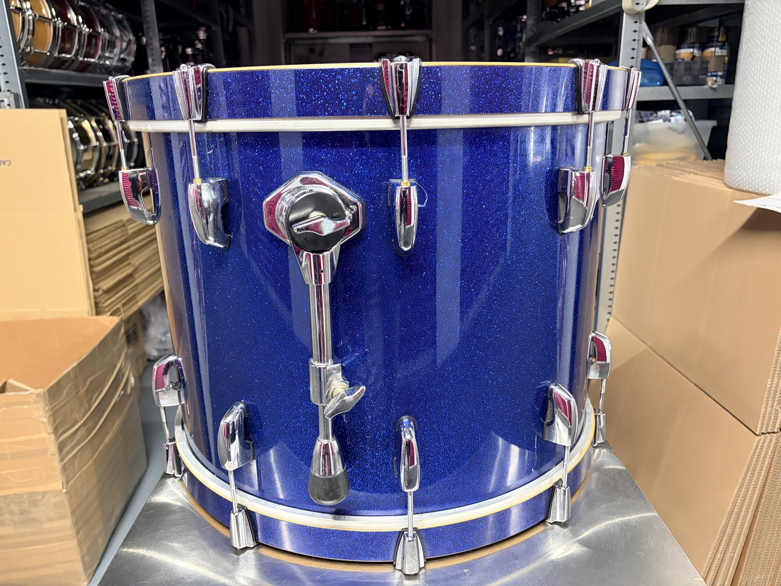 Pearl Masters BCX Bassdrum 22x18” Navy Sparkle blue