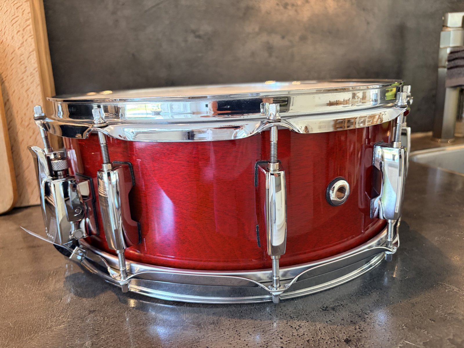 Pearl MBX Masters studio birch snare 14x5.5” #Sequoia red
