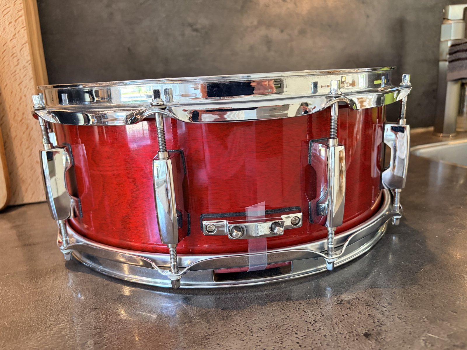 Pearl MBX Masters studio birch snare 14x5.5” #Sequoia red