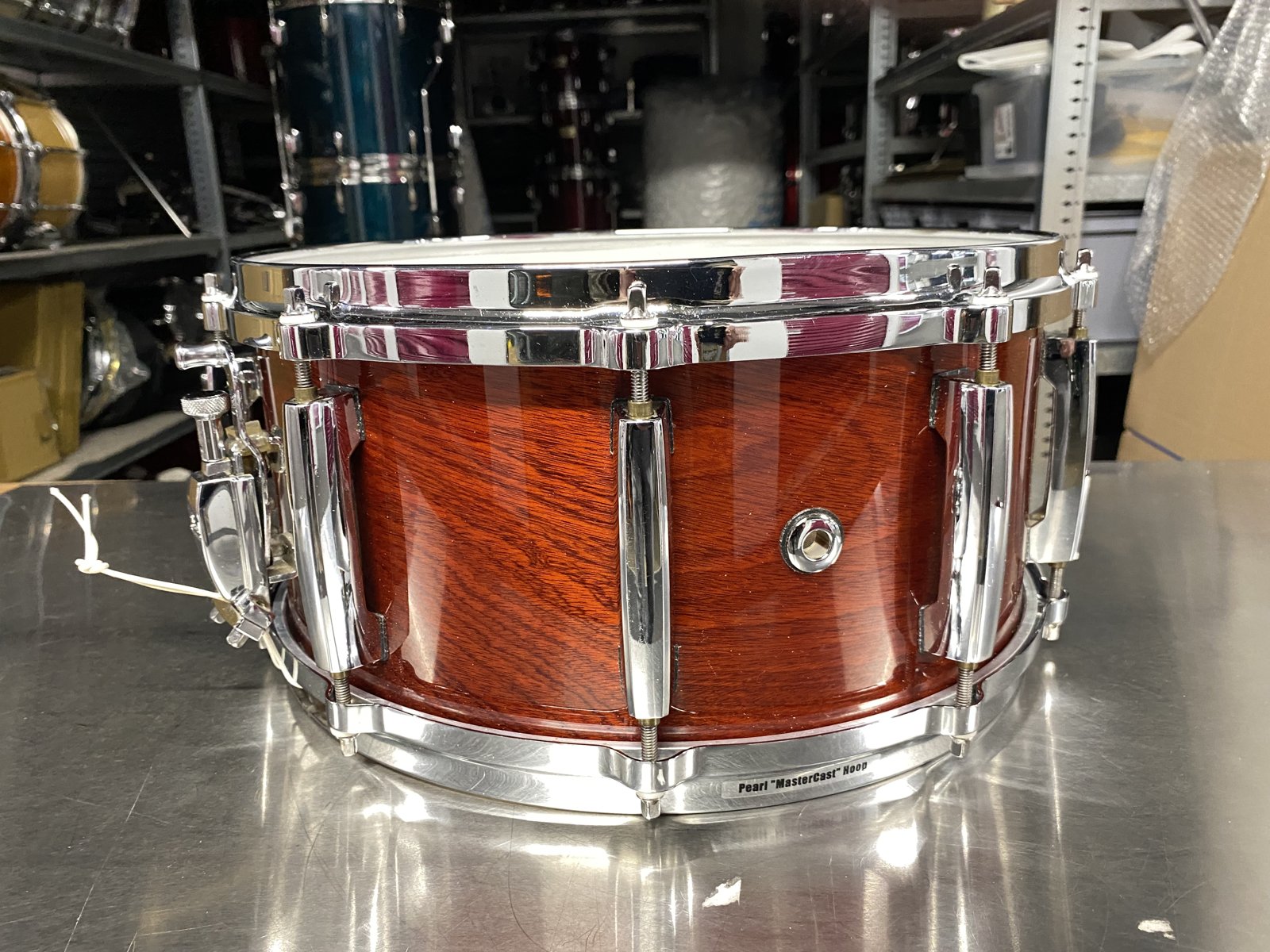 Pearl MHX-B5514D/c Mahogany classic snare 14x6.5 inch #141 Red mahogany lacquer