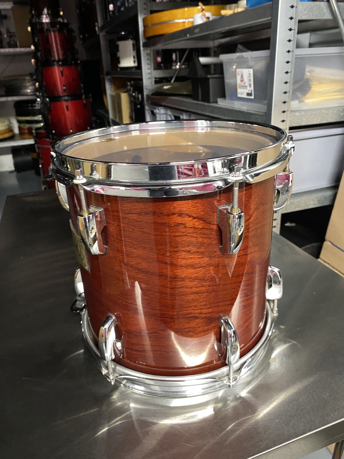 Pearl MHX Mahogany classic tom 10x10 inch #141 Red Mahogany lacquered