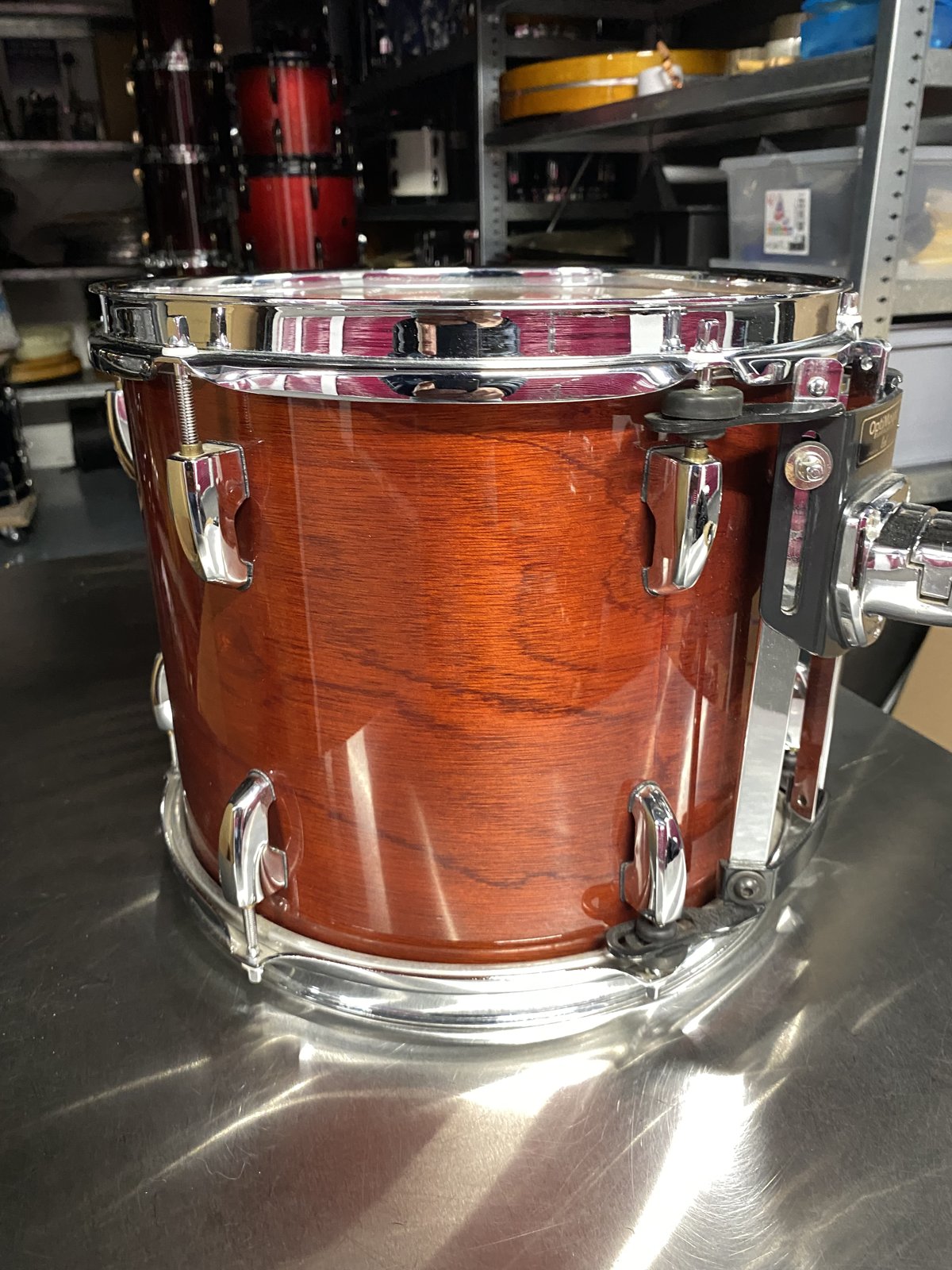 Pearl MHX Mahogany classic tom 12x10 inch #141 Red Mahogany lacquered