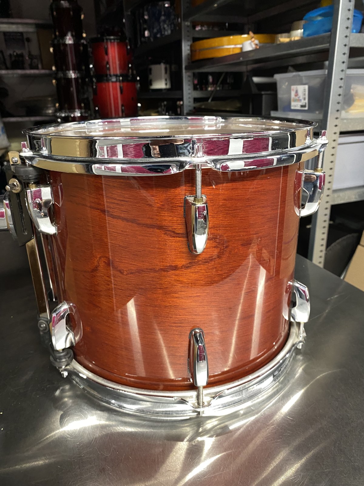 Pearl MHX Mahogany classic tom 12x10 inch #141 Red Mahogany lacquered