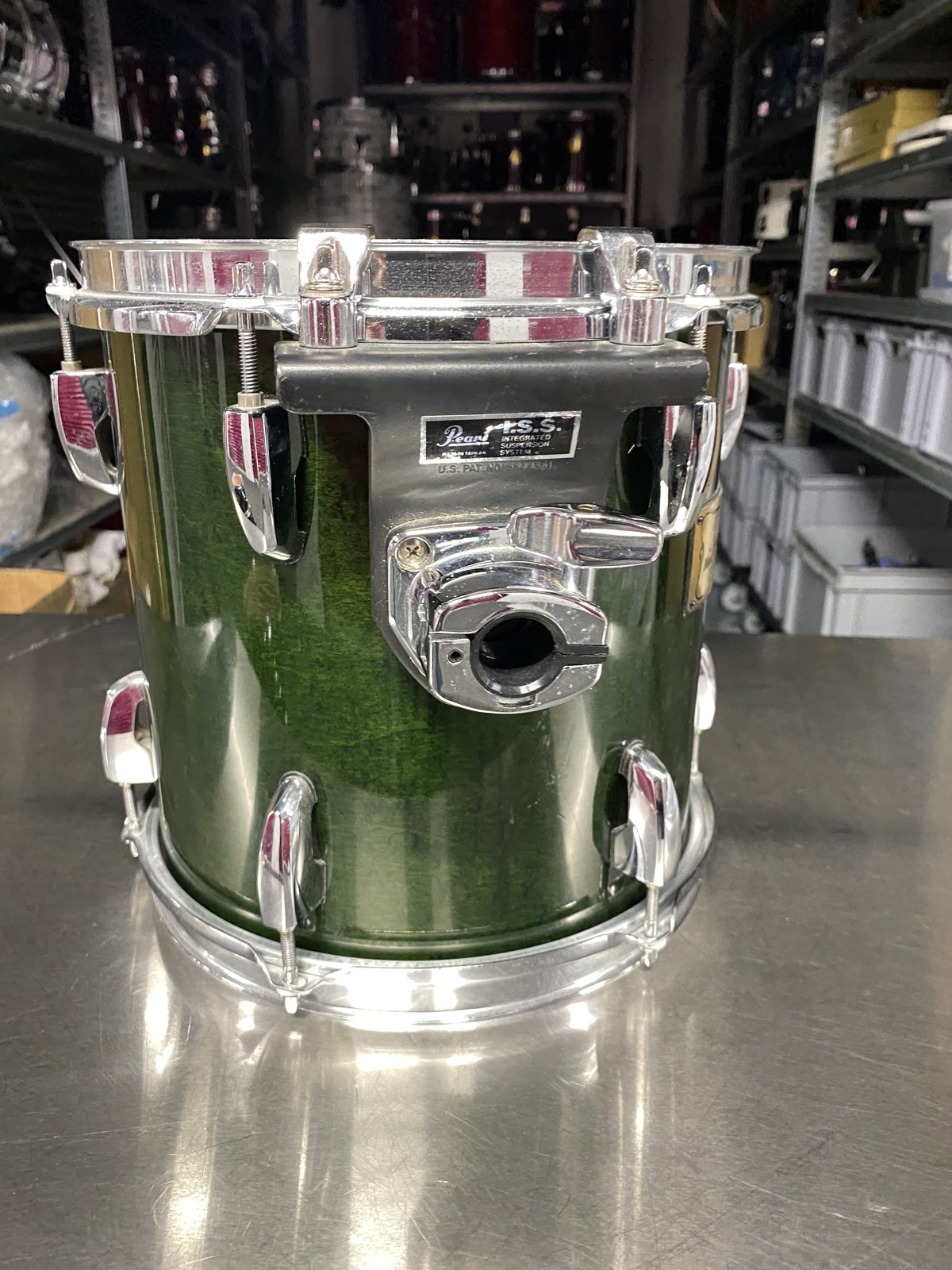 Pearl MMX-210EDI Masters custom tom 10x10" #Emerald mist