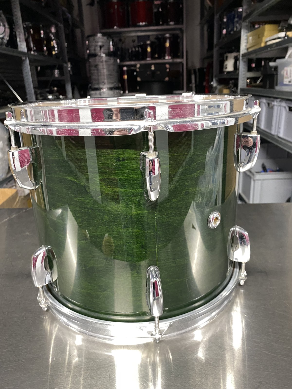 Pearl MMX-212DI Masters custom tom 12x10” #Emerald mist