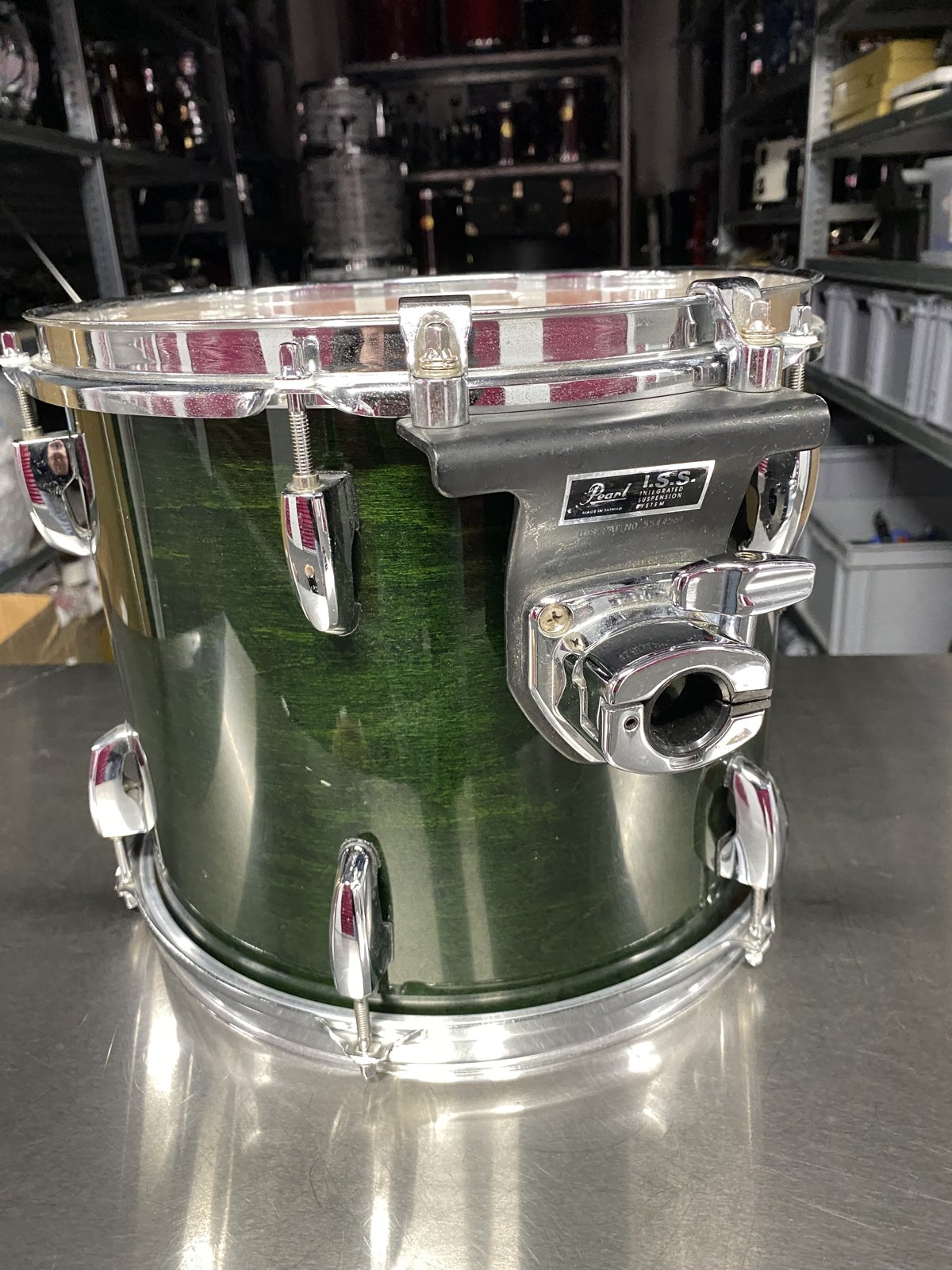 Pearl MMX-212DI Masters custom tom 12x10” #Emerald mist