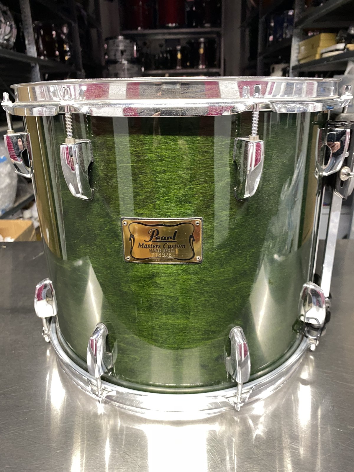 Pearl MMX-214DI Masters custom tom 14x12" #Emerald mist