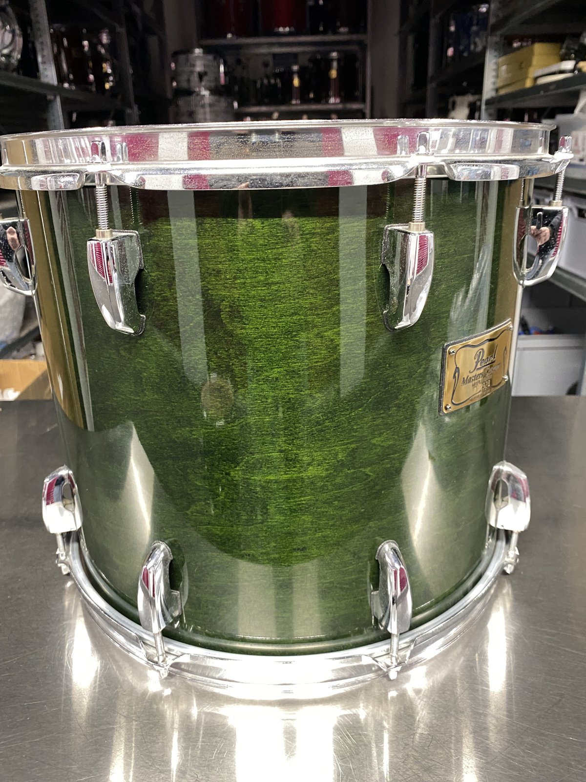 Pearl MMX-214DI Masters custom tom 14x12" #Emerald mist