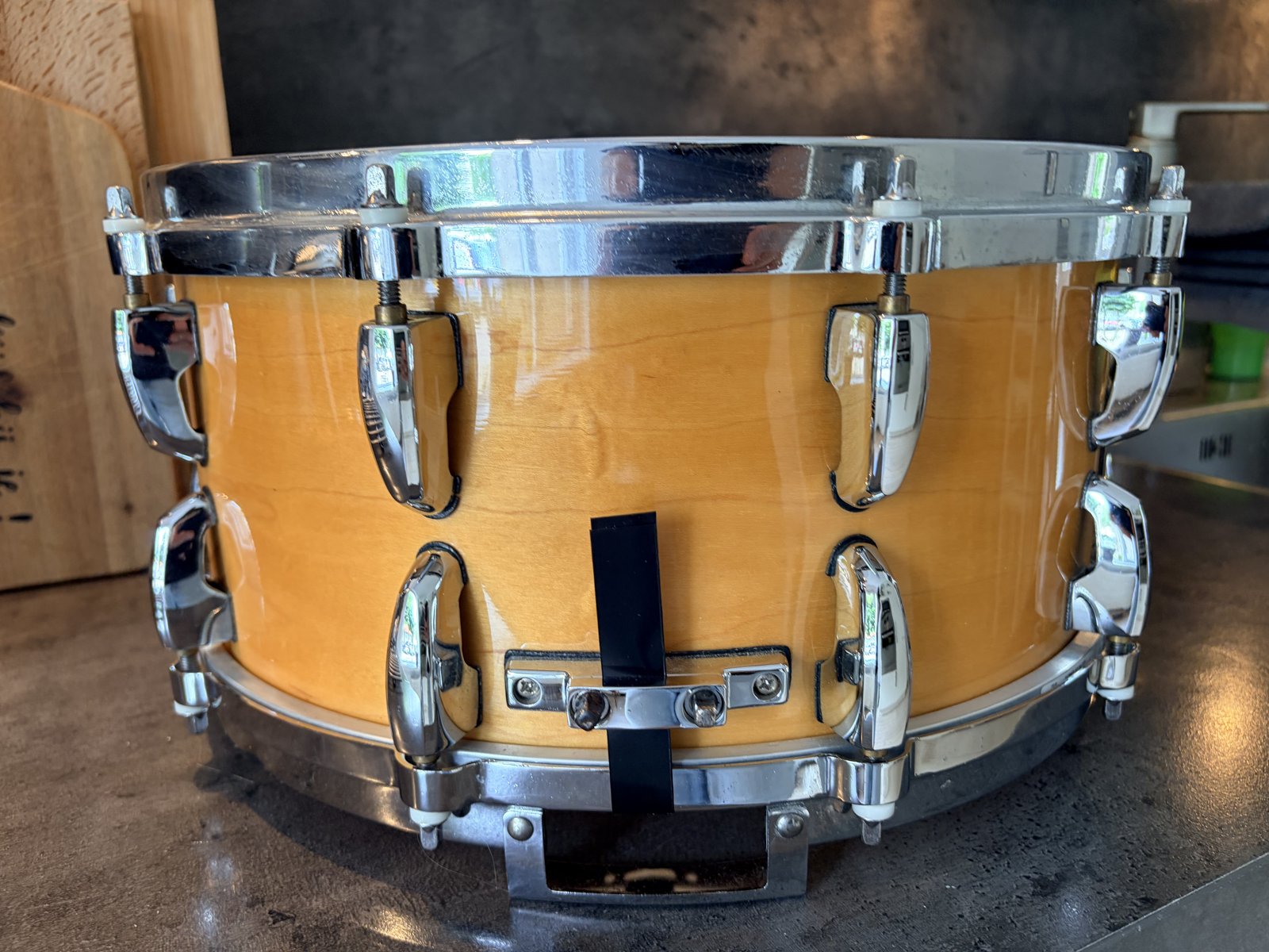 Pearl MMX-4321D Masters maple custom snare 14x6.5" # Natural maple