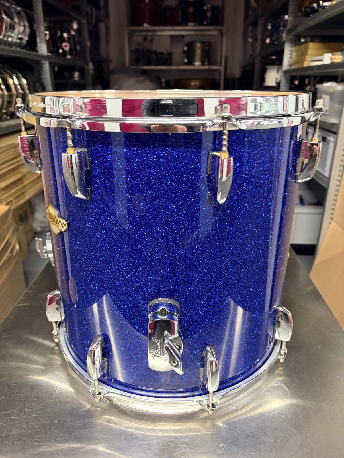 Pearl MPL floortom 14x14 inch Navy sparkle blue