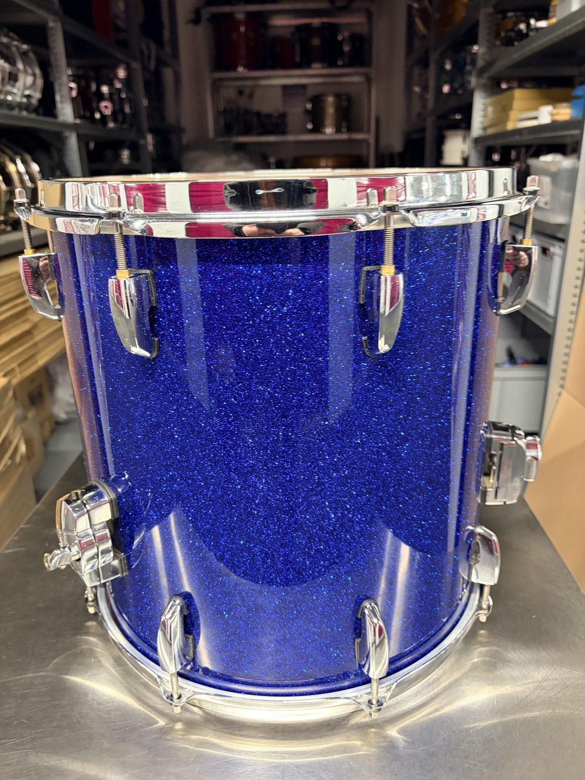 Pearl MPL floortom 14x14 inch Navy sparkle blue