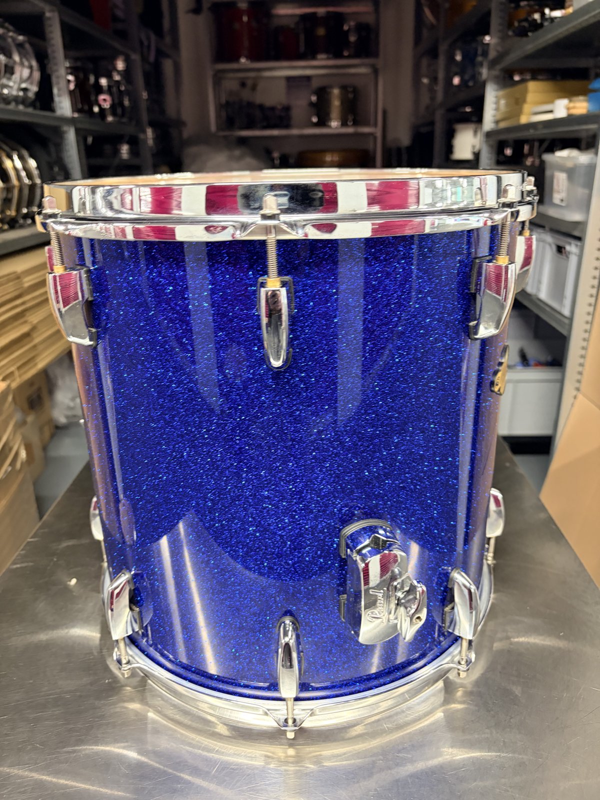 Pearl MPL floortom 14x14 inch Navy sparkle blue