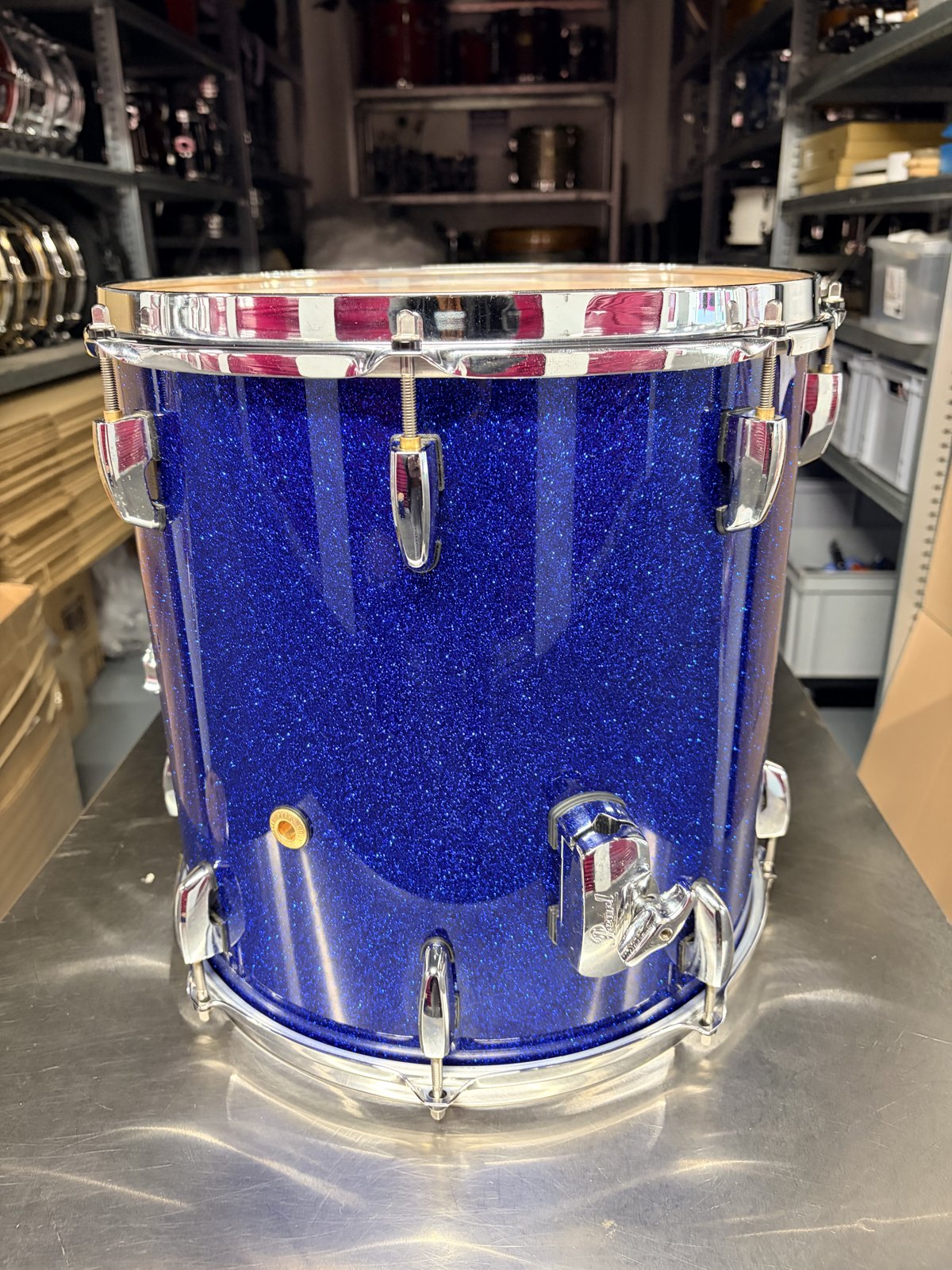Pearl MPL floortom 14x14 inch Navy sparkle blue