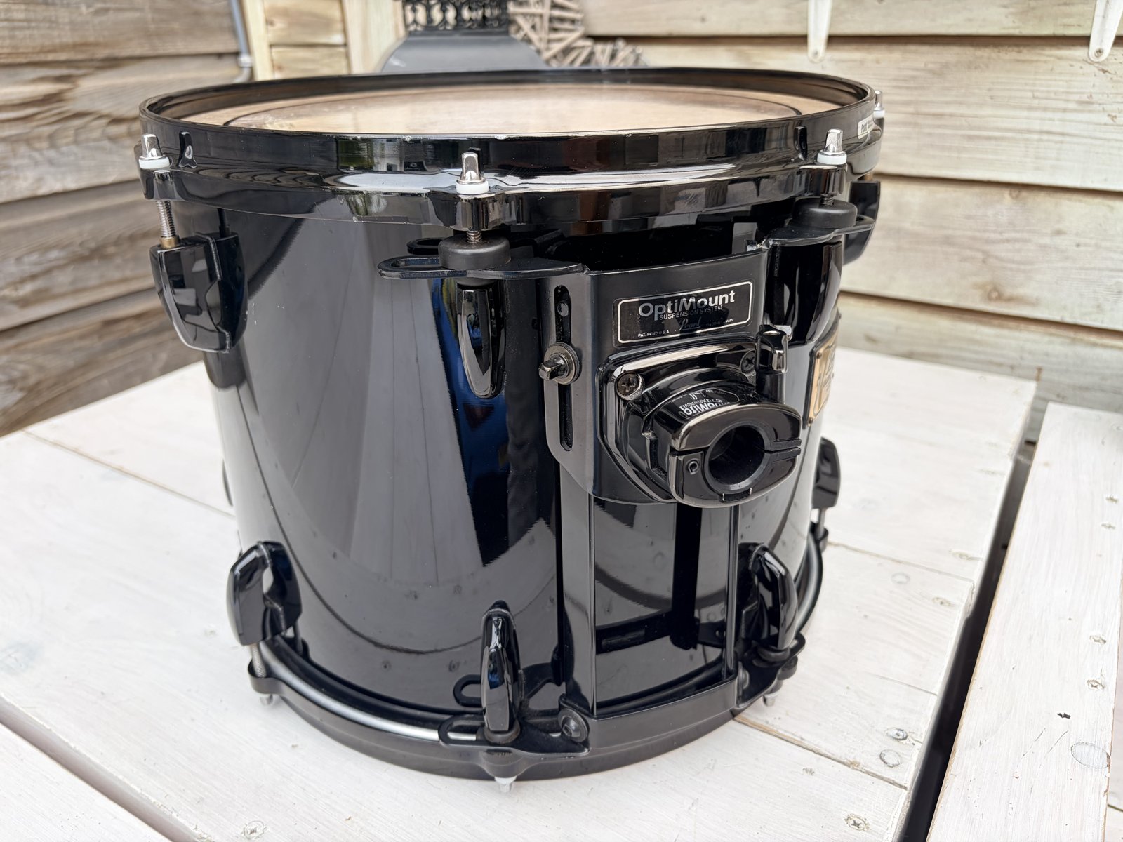 Pearl MRX Masters maple custom 14x11” #Piano Black