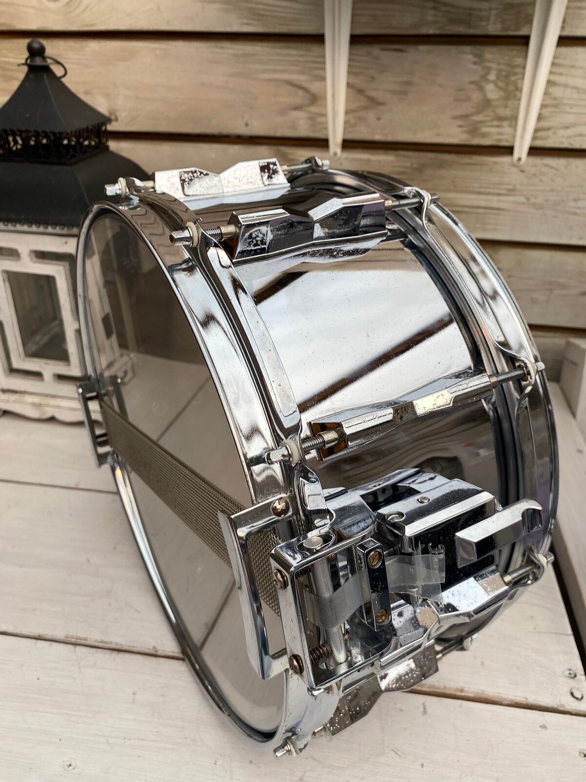 Pearl S-414D steel snare 14x6.5 inch