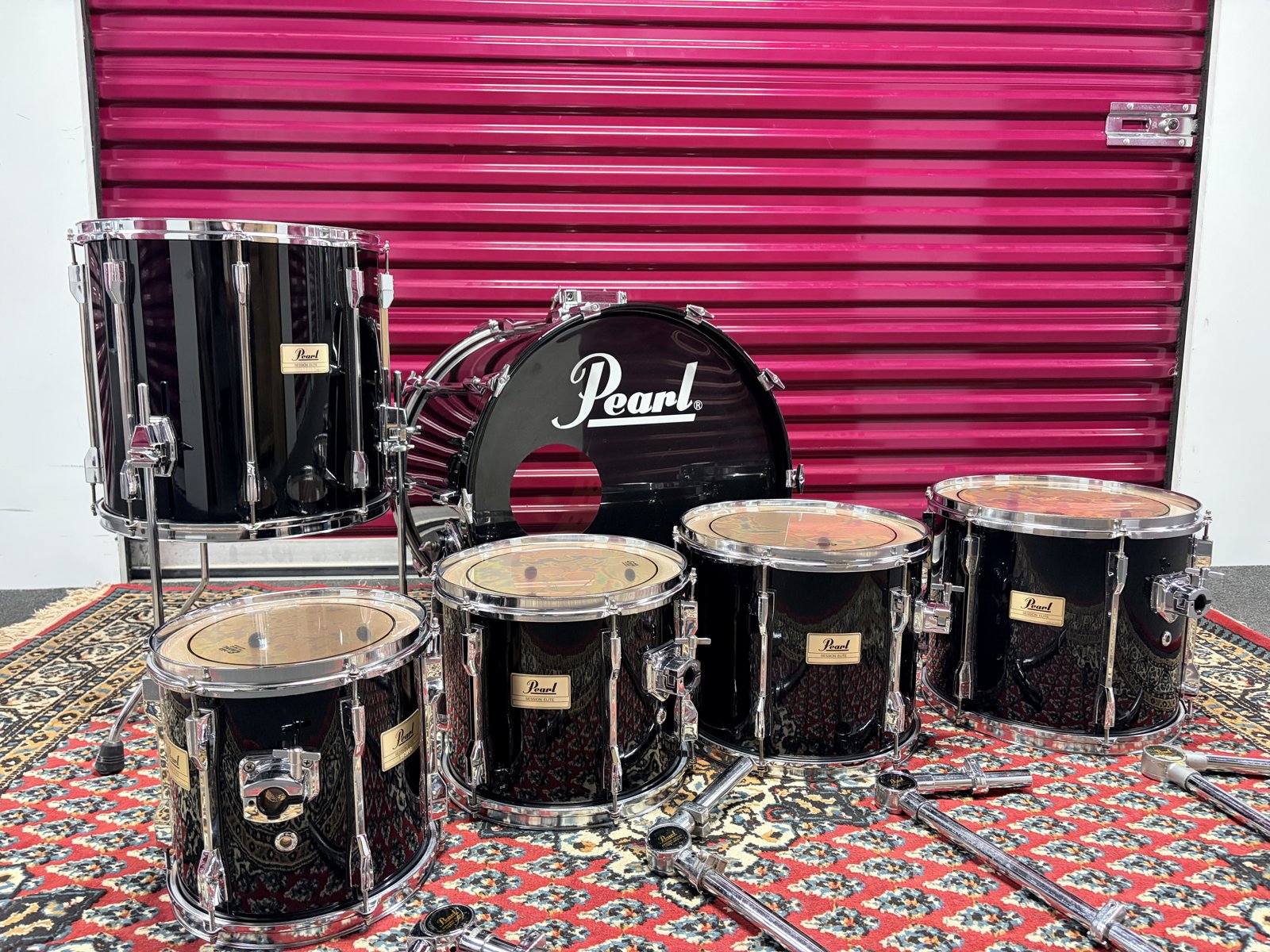Pearl SLX-Session Elite shellset 22,10,12,13,14,16" #Piano Black