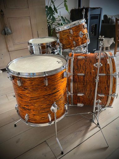 President Phenolic Frontier model in 22,13,16 & 14" steel snare — photo 10