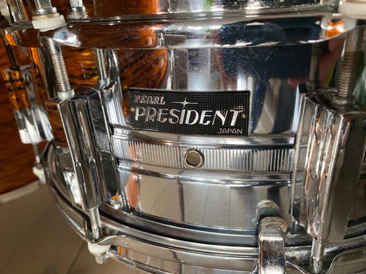 President Phenolic Frontier model in 22,13,16 & 14" steel snare — photo 3